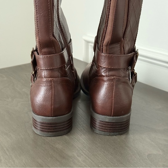 GBG by Guess Brown Haydin Knee High Boots Size 7.5M - Picture 4 of 13